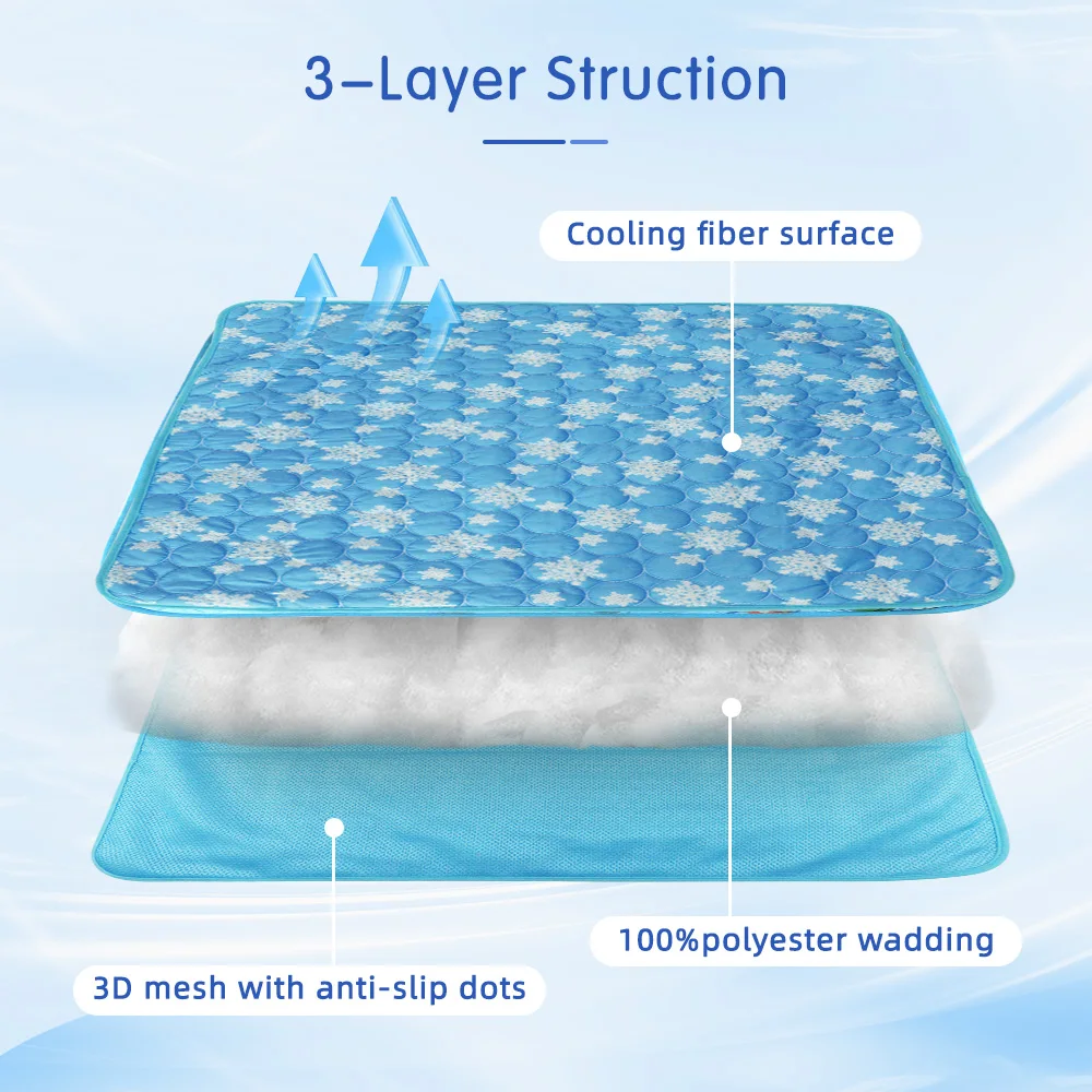 Reusable Pet Cooling Mat Ideal for Hot Weather to Help Pets Stay Chill - product detail 2