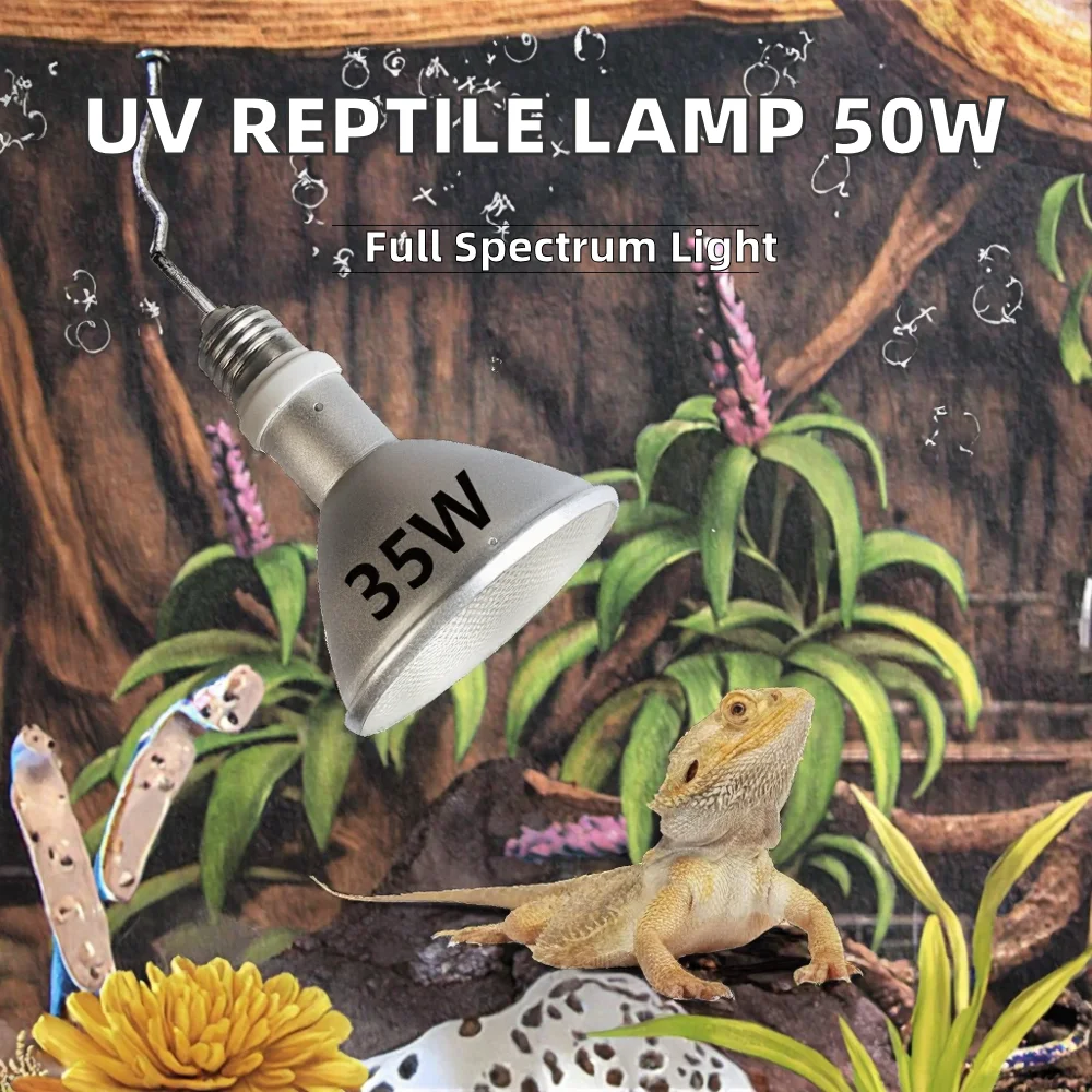 Reptile Metal Halide Flood Light Lamp with Full Spectrum UV for ... - Low Price Macaw Enclosures With Full Spectrum Led Lighting Options