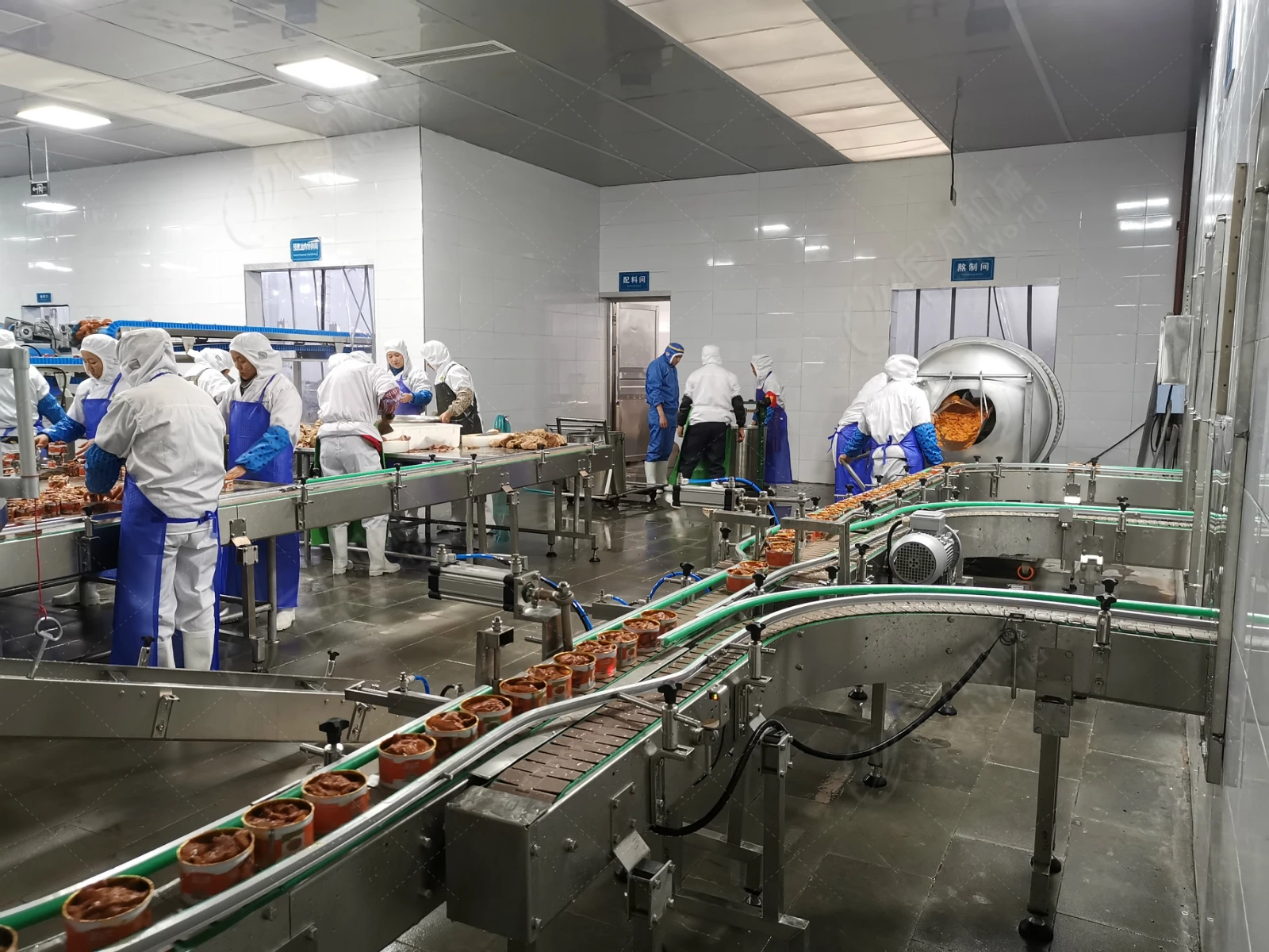 Fully Automatic Tuna Production Line Tuna Can Packing Machine