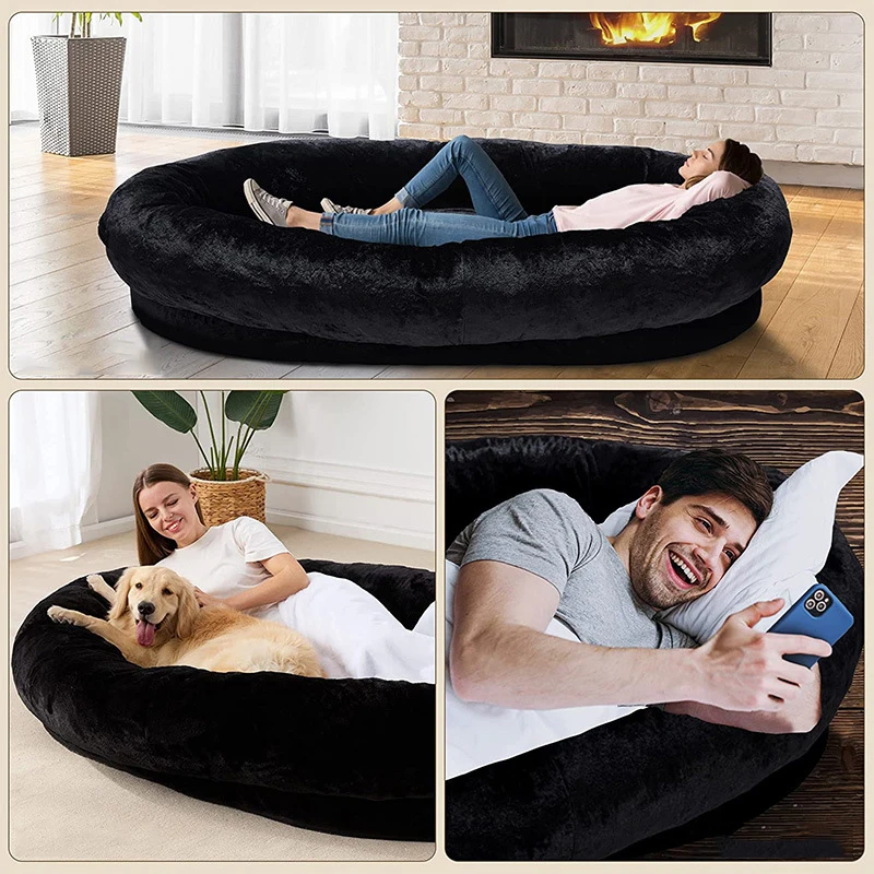 New Design Comfortable Human Dog Bed Human Sized Dog Bed Warming Cozy Human Extra Large Memory