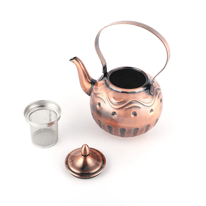 Чайник из нержавеющей стали, чайник для кипячения воды, новый дизайн, чайник для чайника в стиле ретро