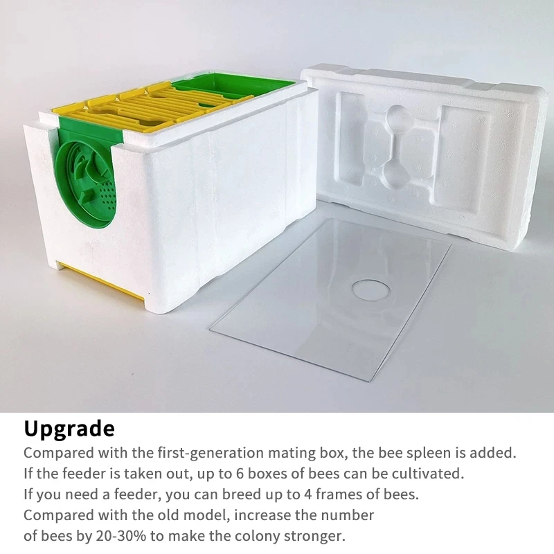 Queen Bee Breeding Mating Harvesting Pollination Beehive Nuc Box Beekeeping Tools Beekeeper Supplies