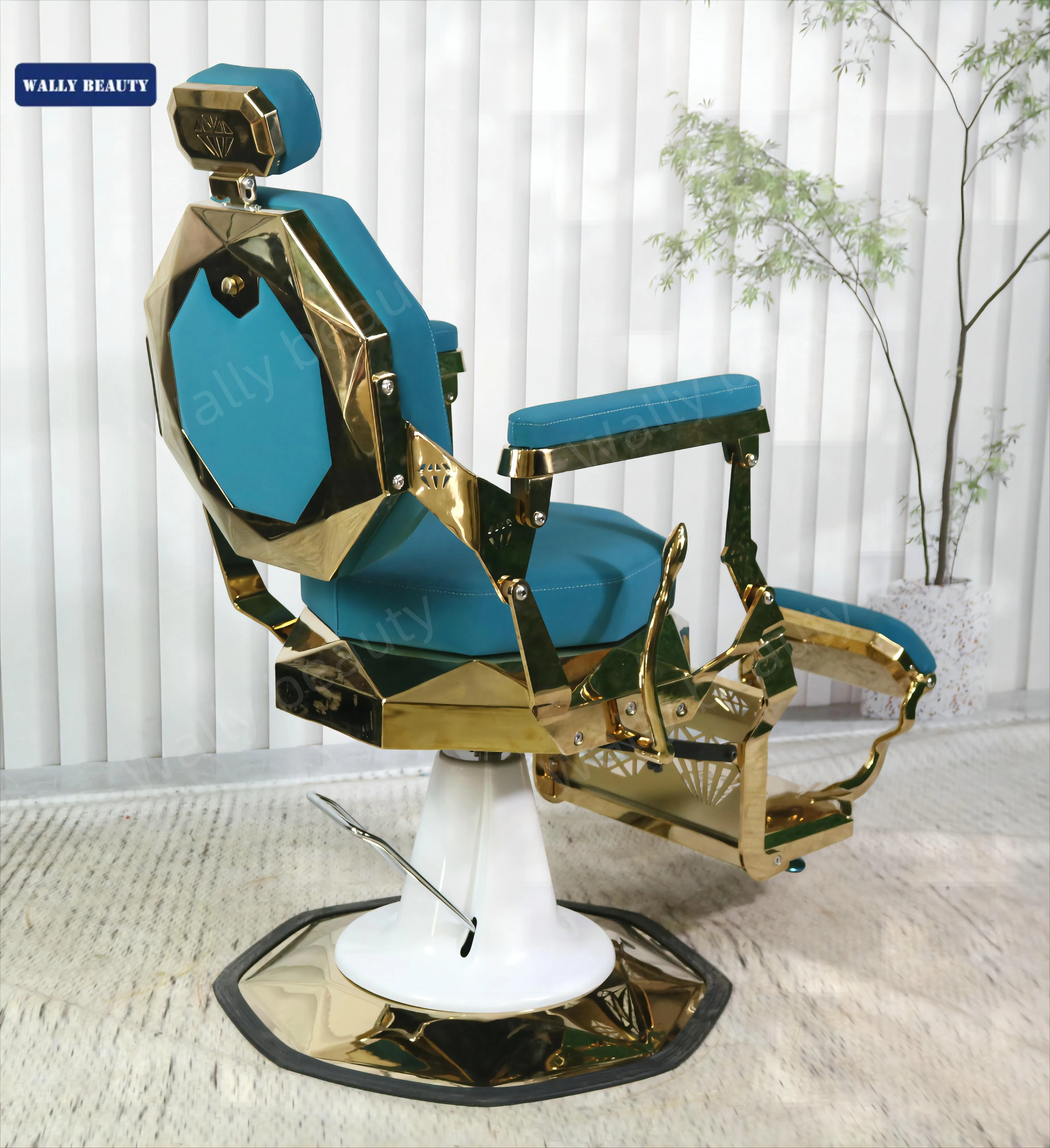 Wally Beauty Import Barber Chair Latest Barber Chair American Barber Chair  for Brbershop Hair Salon Furniture China