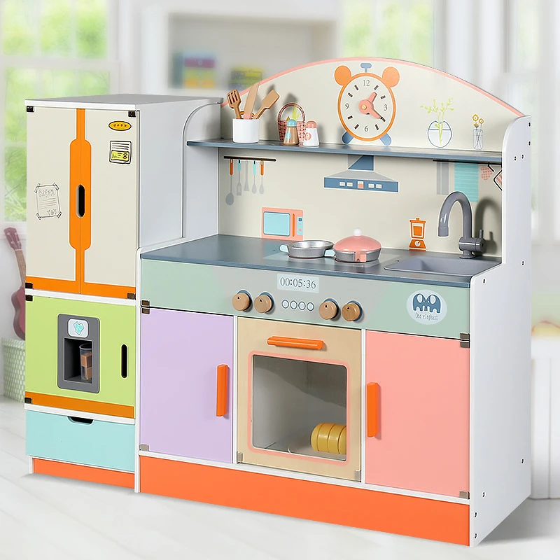 Kids Play Kitchen Set Toys Fun Educational Wood Toys