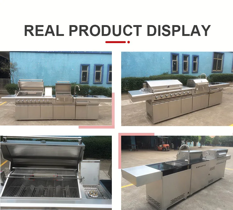 Outdoor Kitchen Island All Stainless Steel Outdoor Kitchen Bbq