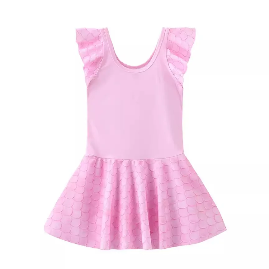 2024 Customized Outdoor Swimming Pool One Piece Swimming Suit for Kids Girl
