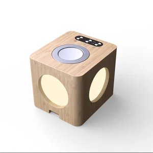 New Magic Cube Night Light Bamboo LED Ambient Light with Aroma Diffuser for Relaxing