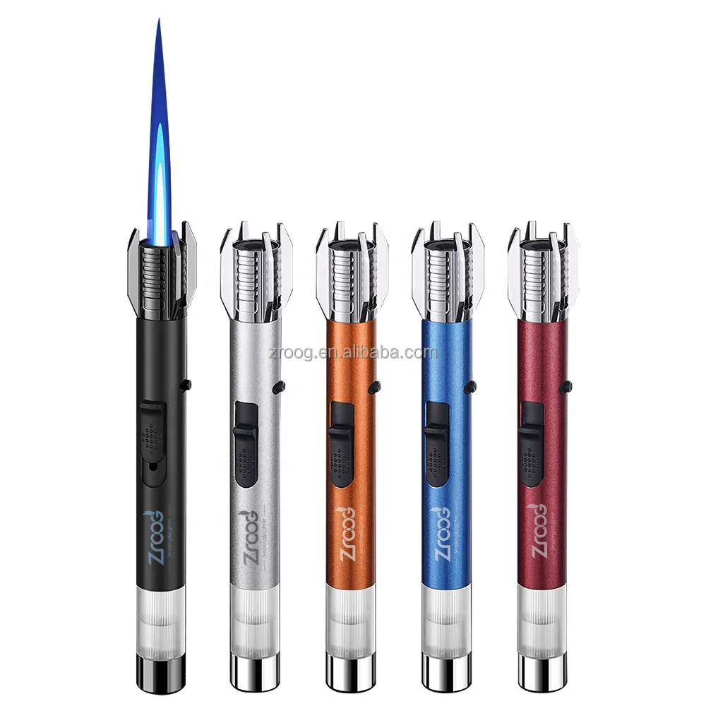 pen cigarette lighter Urgrette Refillable Butane Torch Pen Lighter for Cigarettes and Fireworks  for Giveaways