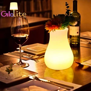 Glolite Factory Direct Sales Rechargeable Dining Table Lamp Home Table Lamp - LED, Dimmable, Suitable for Bedrooms and Hotels