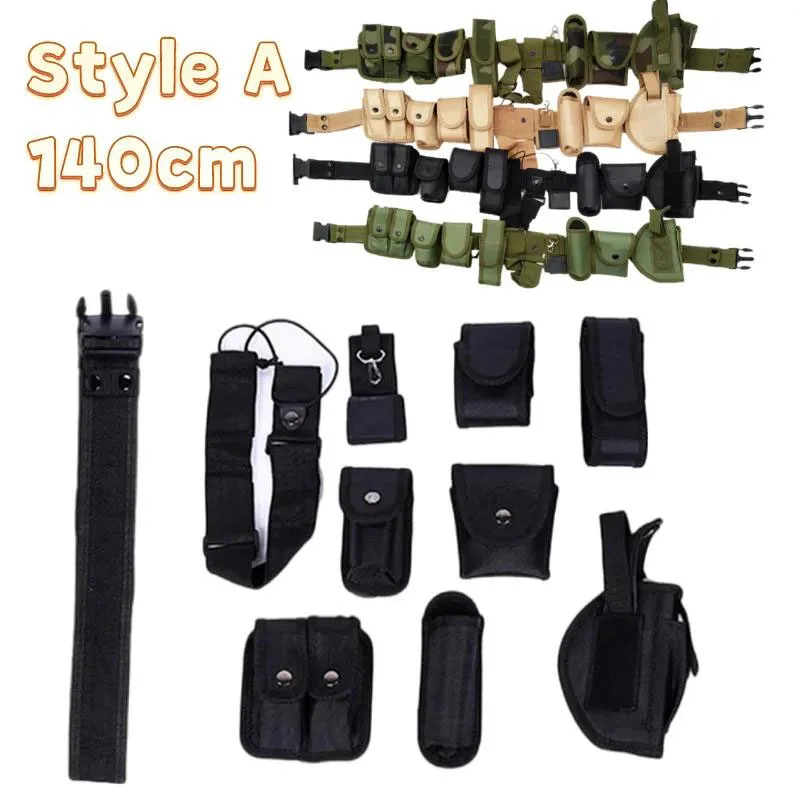 Premium Lightweight Multifunctional Training Tactical Security Duty Belts Flashlight Pouch Sets Utility Kit Belt Duty Belts