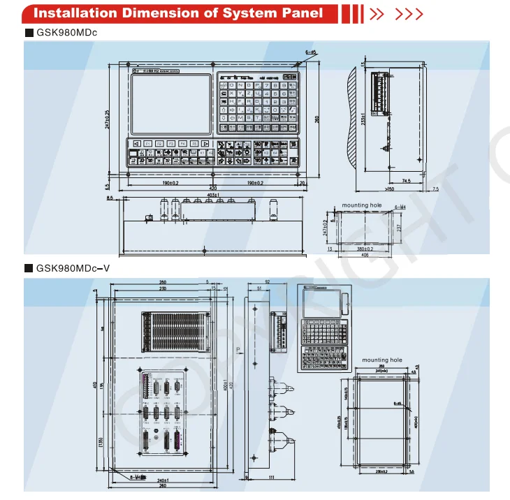 GSK Updated 5 Axis CNC Controller GSK 980MDC for Retrofit Milling Machine Cnc Milling System