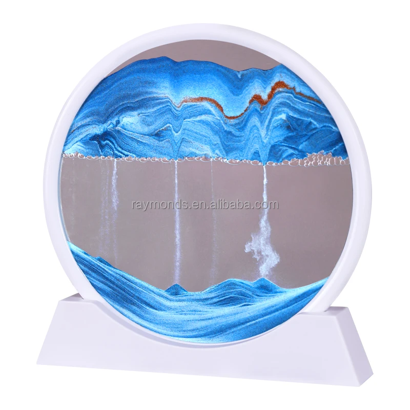 2022 Hot Selling Home Decor Item Round 3d Moving Sand Art Picture Buy