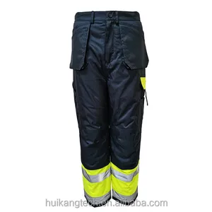 Polyester Cotton Twill Hi Vis Work Pants Men Mechanic Repairmen Workshop Cargo Pants for Working Uniforms