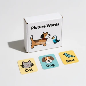 Customized Infant Cognitive Cards Learn Picture Vocabulary Customized Educational Children's Flash Cards