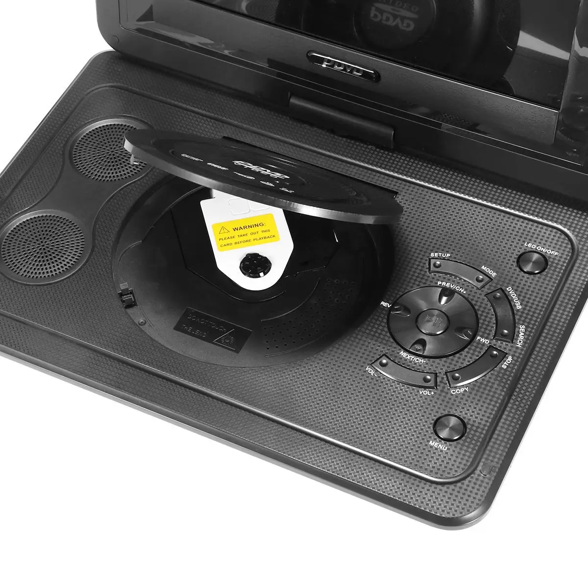 Portable CD&DVD Player 10.1 インチ Amazon.com: Multi Region 10.1