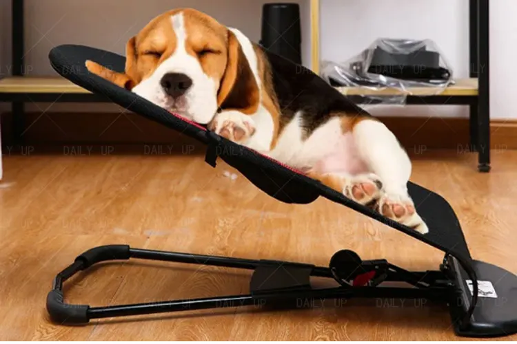 Adjustable Dog Bouncy Mesh Rocking Chair Breathable Comfortable Puppy Cat Rest Hammock For Doggie Kitty Kitten Pet