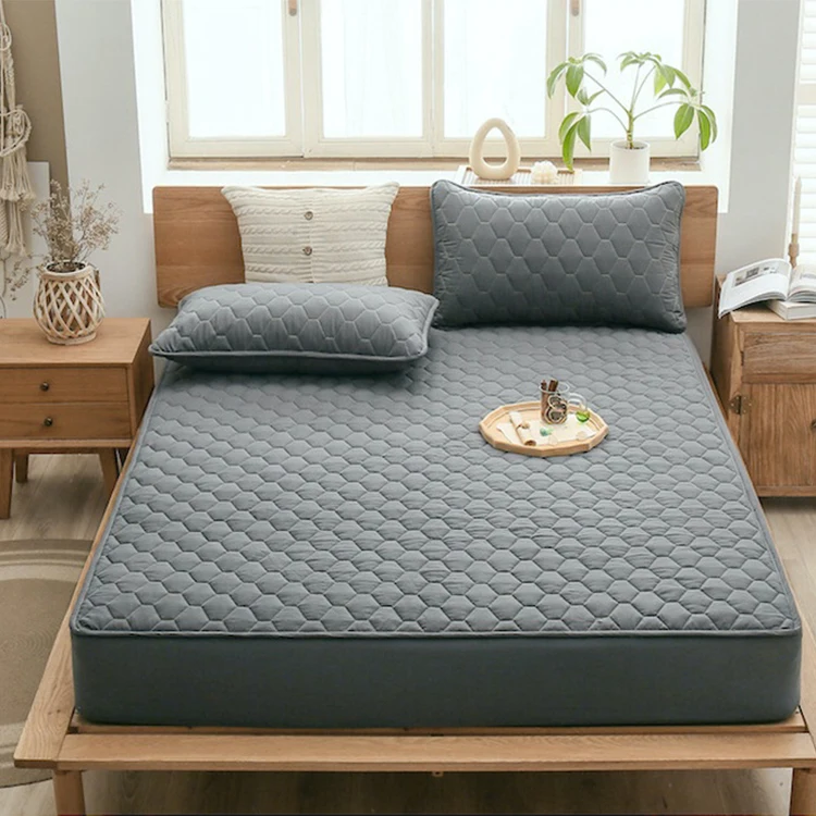 Hotel quality 3 fold fabric quilted fitted crib baby mattress bedsheet cover for moving