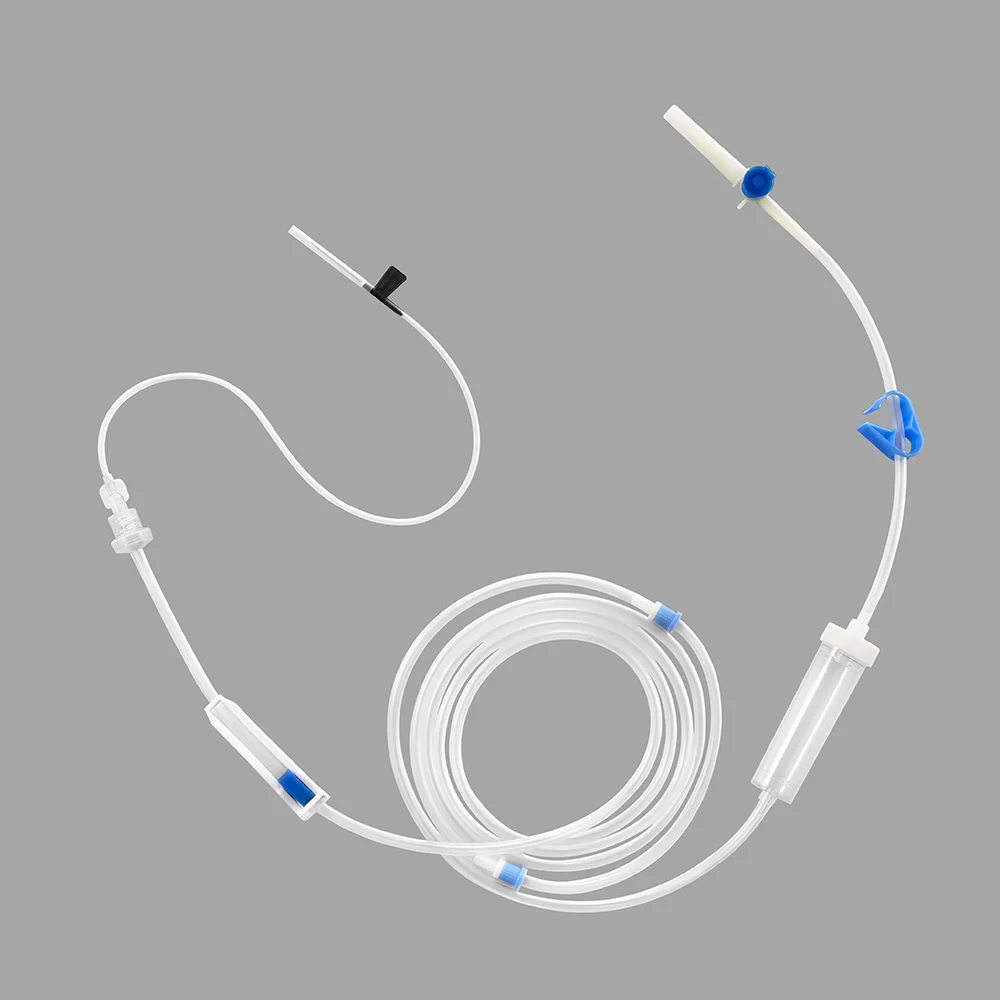 Hawkmed Medical Supplies and Medical Devices Disposable Iv Giving Infusion Set With Needle
