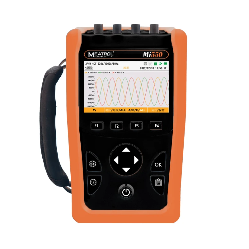 Rogowski Energy Analyzer MEATROL Mi550 Power Quality Analyzer Ethernet Electrical Network Analyzer