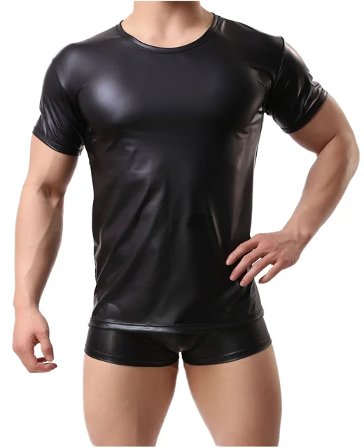 Wholesale Short Sleeve Leather T-Shirts OEM Logo 100% Cotton Casual O-Neck Collar Factory Direct Unique Print Plain Dyed Fleece