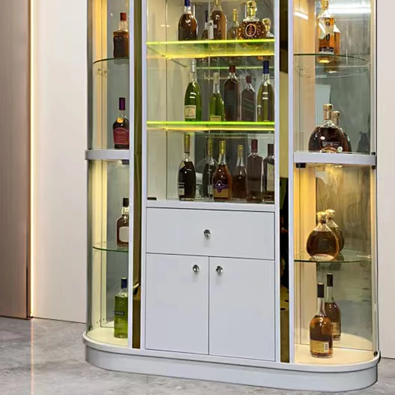 Modern Living Room Wine Cabinet Display Luxury Wine Storage Cabinet Home  Wine bar Cabinet