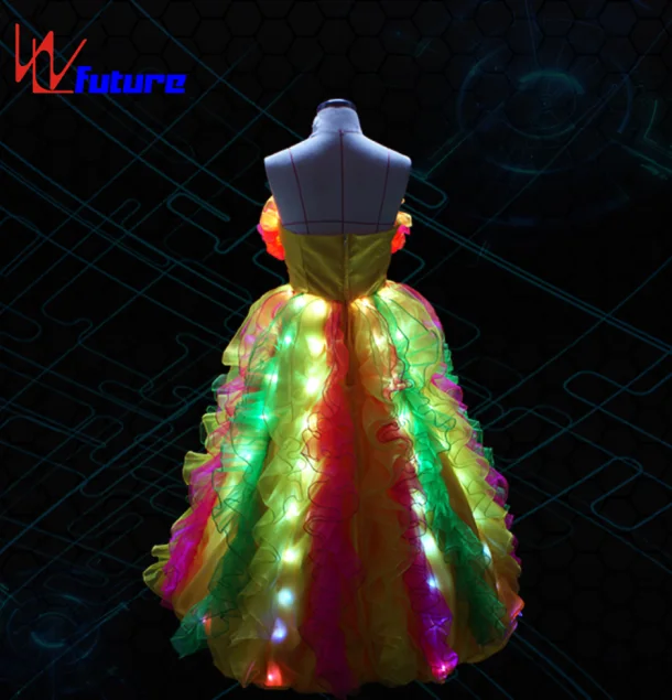 LED Lights Prom Dress Glowing Strapless Gowns and Party Dresses for Performance Wear Bridal Tutus for Sale LED Lights Prom Dress Glowing Strapless Gowns and Party Dresses for Performance Wear Bridal Tutus for Sale