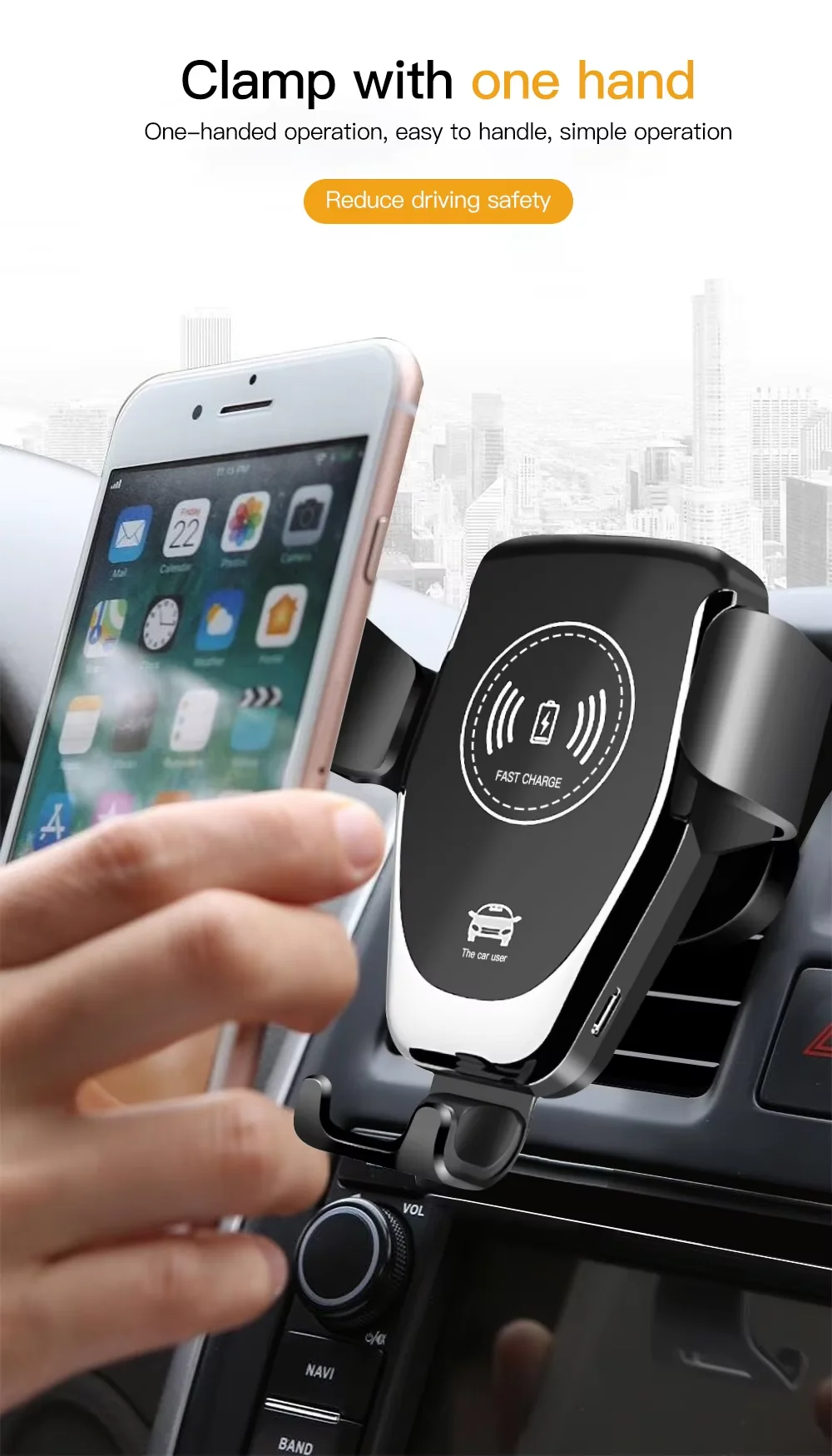 Wireless Magnetic Charger 7.5W Fast Charging