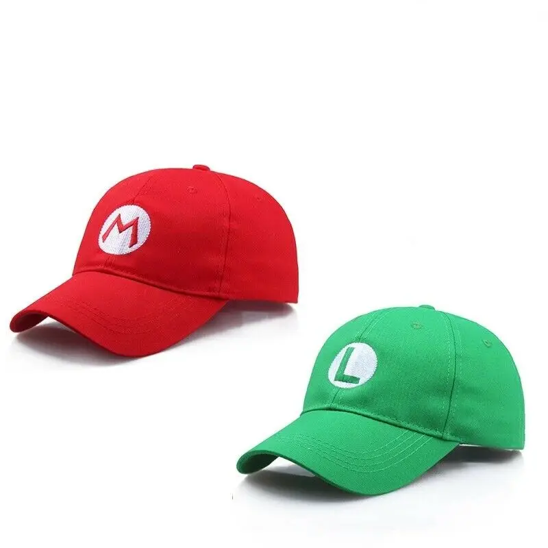 2022 nuovo modello regolabile mario bros cappello luigi berretto da  baseball per bambini adulti cosplay cappelli