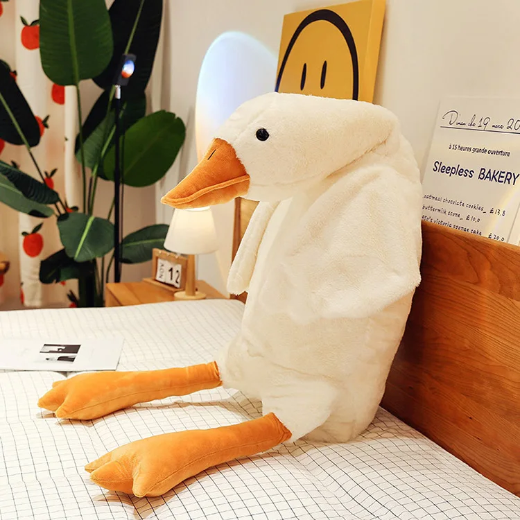 90 Cm Girl's Birthday Gift Cushion Big Goose Plush Pillows Toys Long ...