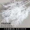 White hexagonal mist flower branch