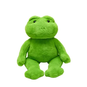 OEM Green Frog Soft Plush Toy Large Middle Small Stuffed Animal Gift with PP Cotton Filling