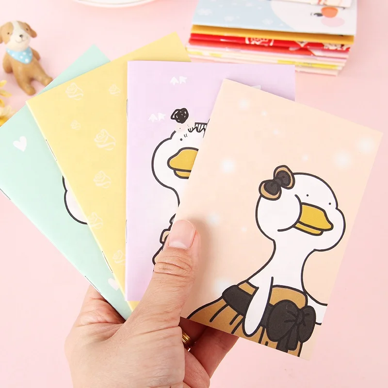 Personalized 64K Cheapest Colorful Recycle Paper Cute Notepads Custom Note Book School Notebook