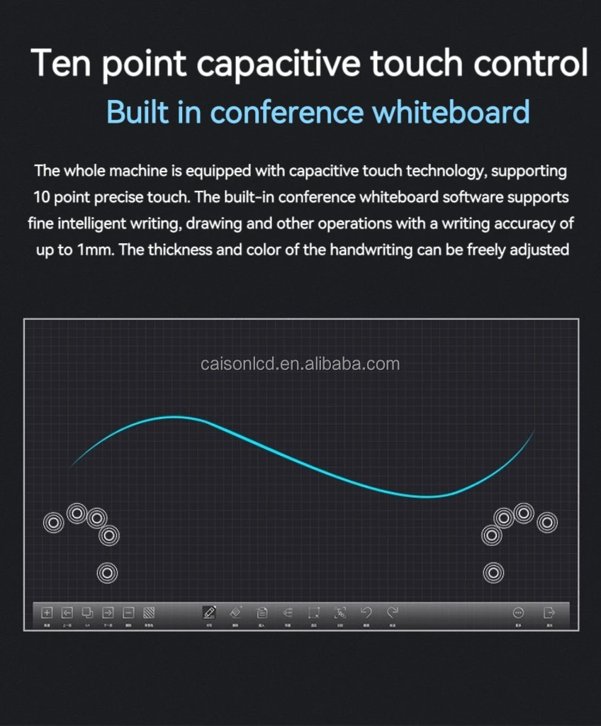 55-Inch LW550JUL-HMA1 OLED Screen E-Paper Modules Transparent Digital Signage Display for Intelligent Advertising Amoled Type supplier