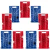 Bolsa de regalo 10 piezas-tela de araña azul roja