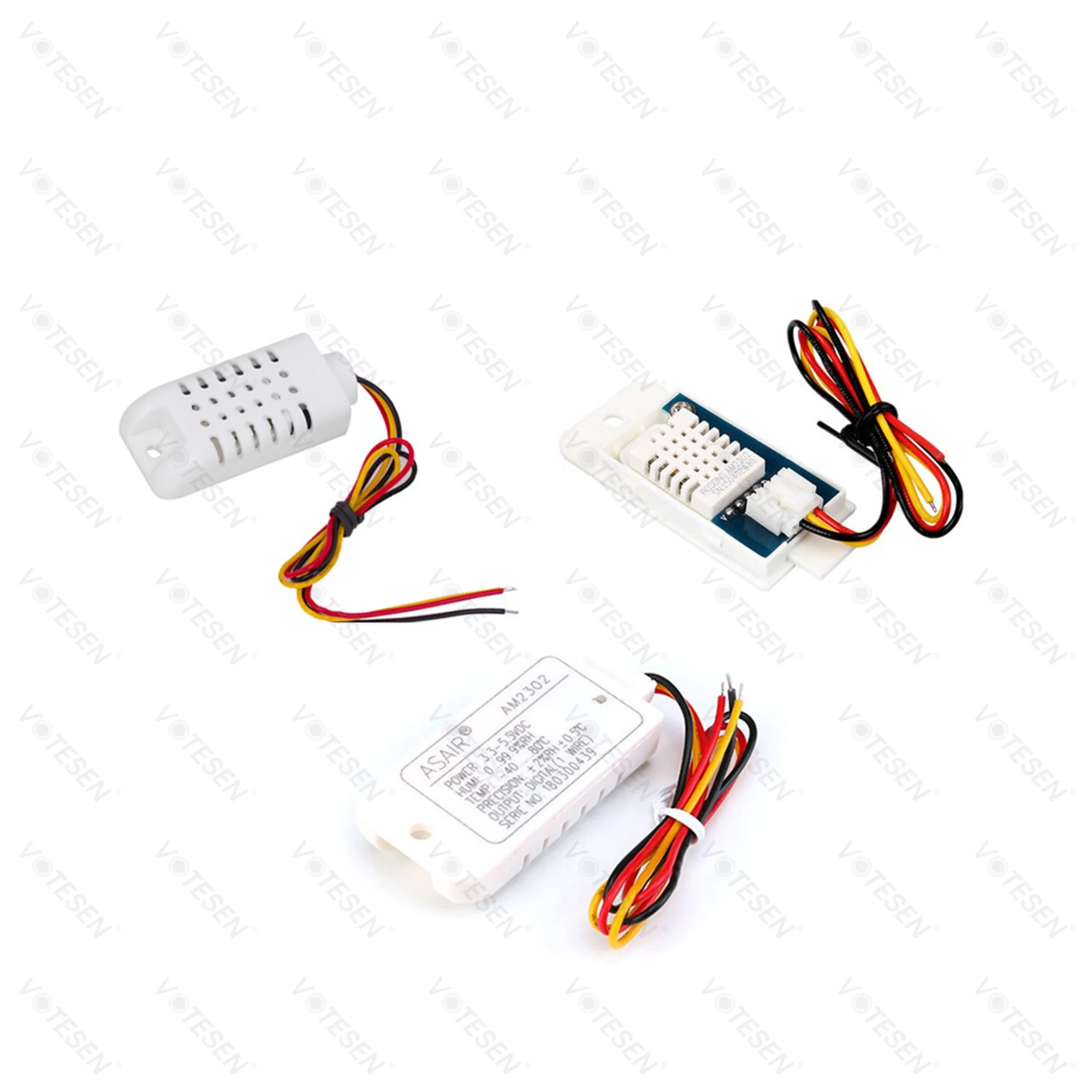 Customizable DHT22 AM2302 Environmental Sensor for Temperature and Humidity Measurement
