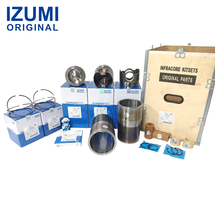 IZUMI ORIGINAL C11 3398176pk Piston&pin 3 C11 Engine Rebuild Kits Full Gasket 339-8176 3398176 C11 Liner Kit For Caterpillar