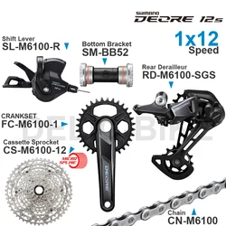 SHIMANO DEORE M6100 12 Speed MTB Crankset – Deluxebike