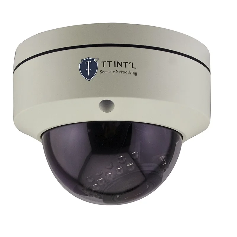 HD 1080P 2MP IP Metal Small Indoor Outdoor IP 67 Waterproof Mini CCTV IR IP Dome Camera for Bux and Taxi
