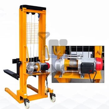 SYNGE Semi-electric forklift with motor pallet lift factory manufacturer 2T 1.6M forklift electric stacker AC motor