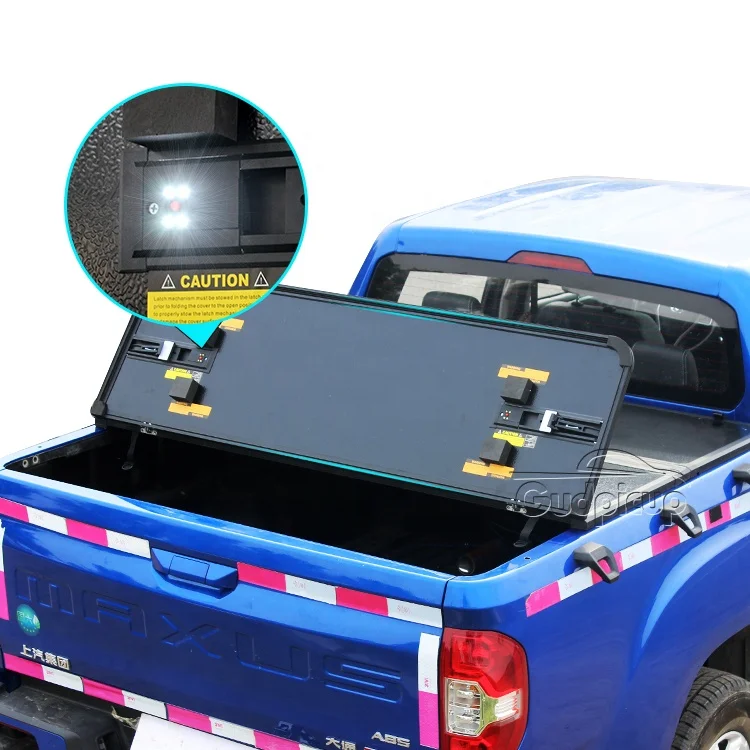 Benext Factory Supply Hard Trifold Aluminum Tonneau Cover for Toyota Hilux Vigo Revo Rocoo Pickup Truck Cover Tundra  V6V8