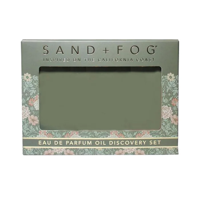 Custom Printed Paper Packaging Gift Set Skincare Cosmetic Box with Window Clear