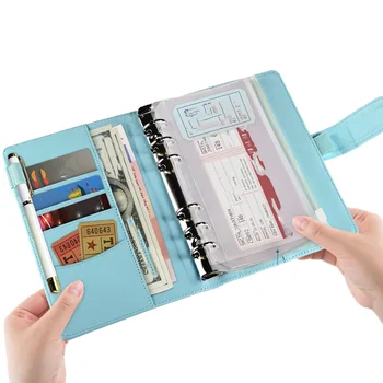 A5A6B5 PU Leather binder Promotional Traveler's Diary Book  Notebook Journal Wholesale Custom