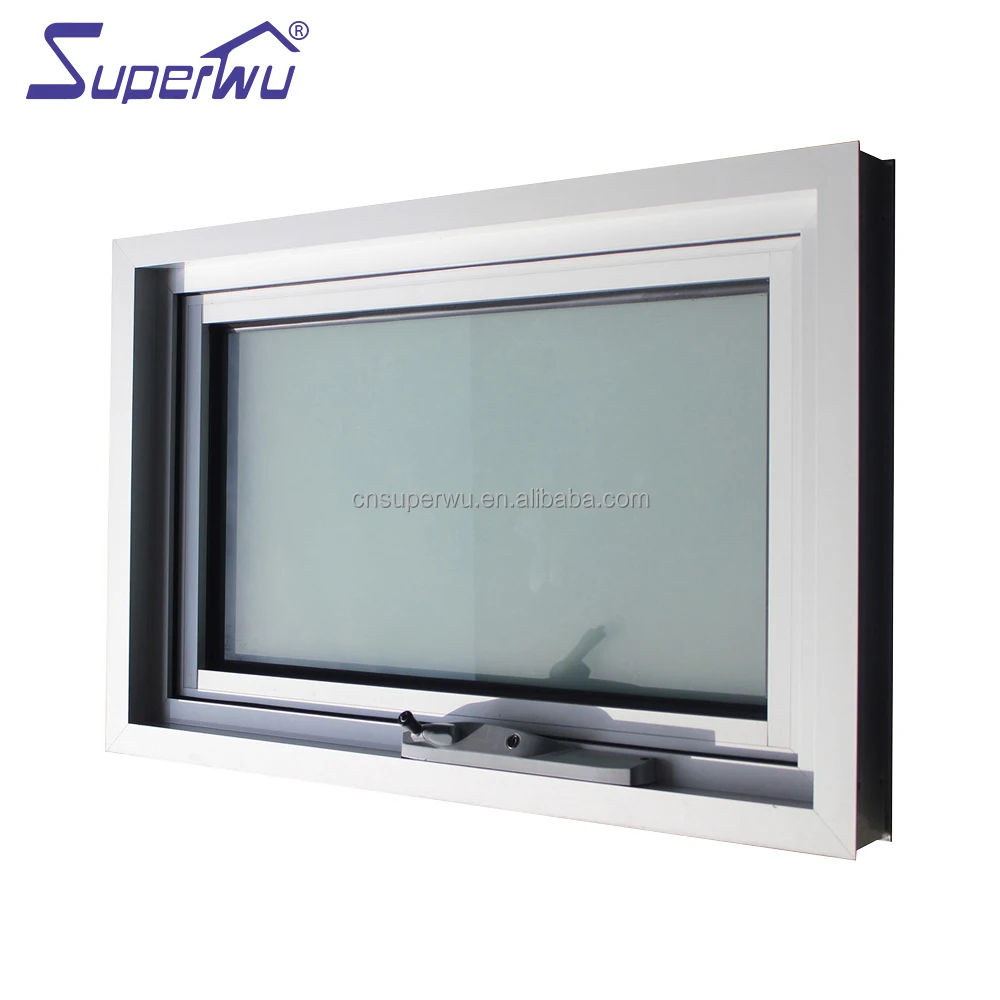 AS2047 Home Commercial Double Glazed Vertical Aluminium Awning Windows Supplier