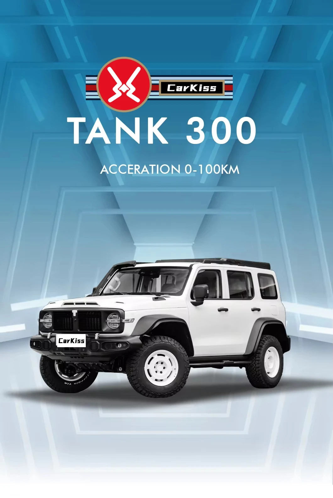 Great Wall Tank 300 SUV New 2.0T Sport Gas Car with Electric Fuel Adult Vehicle by Changcheng Model Tank 300 SUV details