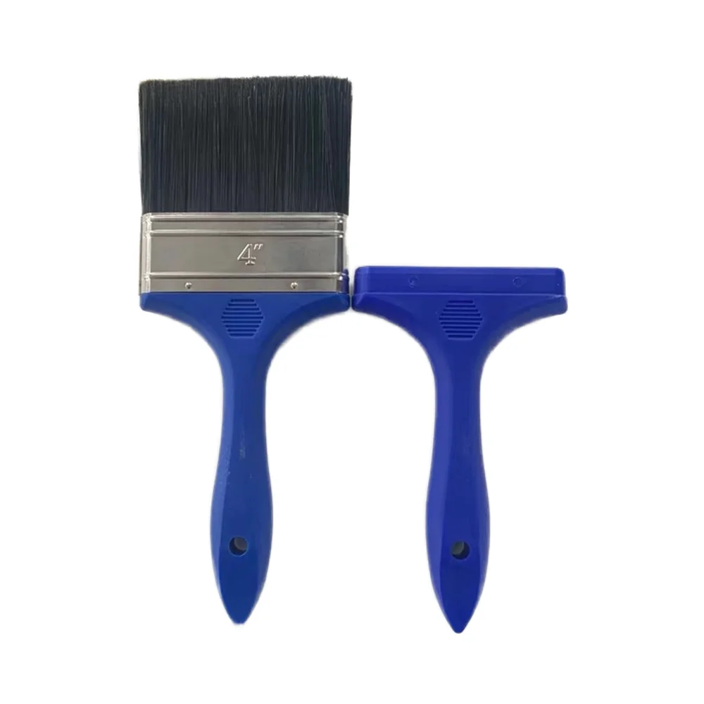 Высококачественная пластиковая щетина для краски с деревянной ручкой