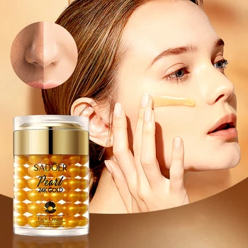 【新品】SADOER パール 24K ゴールド モイスチャライジングクリーム SADOER 24k Gold Pearl Collagen Moisturizing Cream for All Skin