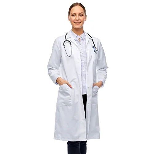 Factory Price Custom logo Lab Coat Uniforms Sets Long Sleeve Workwear Lab Coats Medical Laboratory Coats