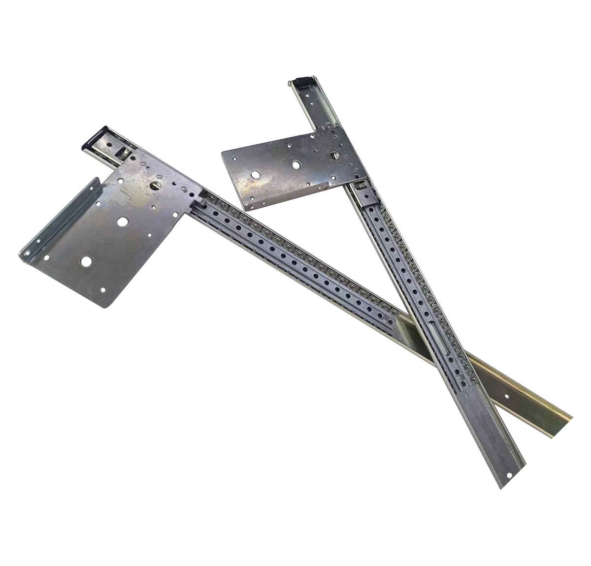 Tv Slide Rails Concealed Folding Pocket Door Telescopic Rails for TV Cabinet