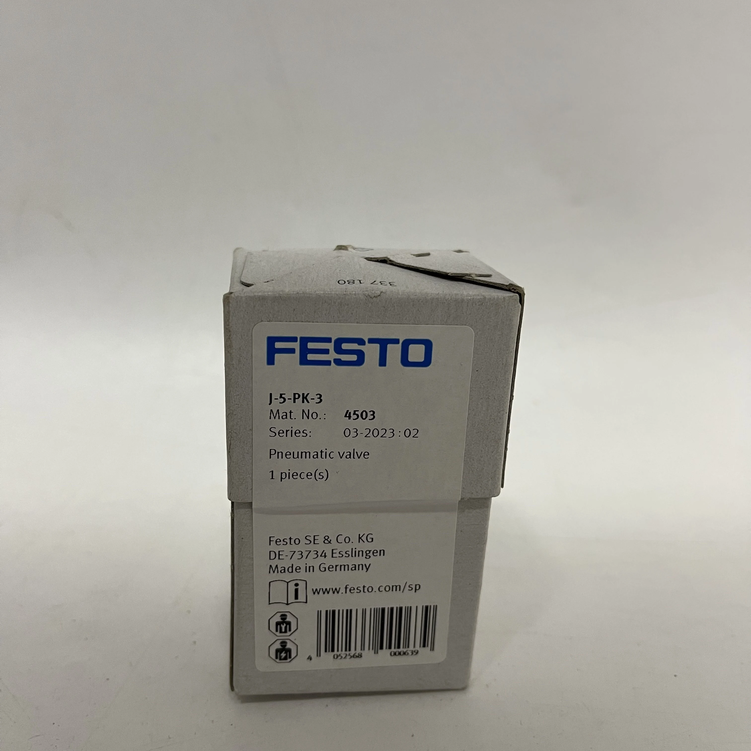 Festo Pneumatic Valve J-5-PK-3 Festo Pneumatic Valve J-5-PK-3