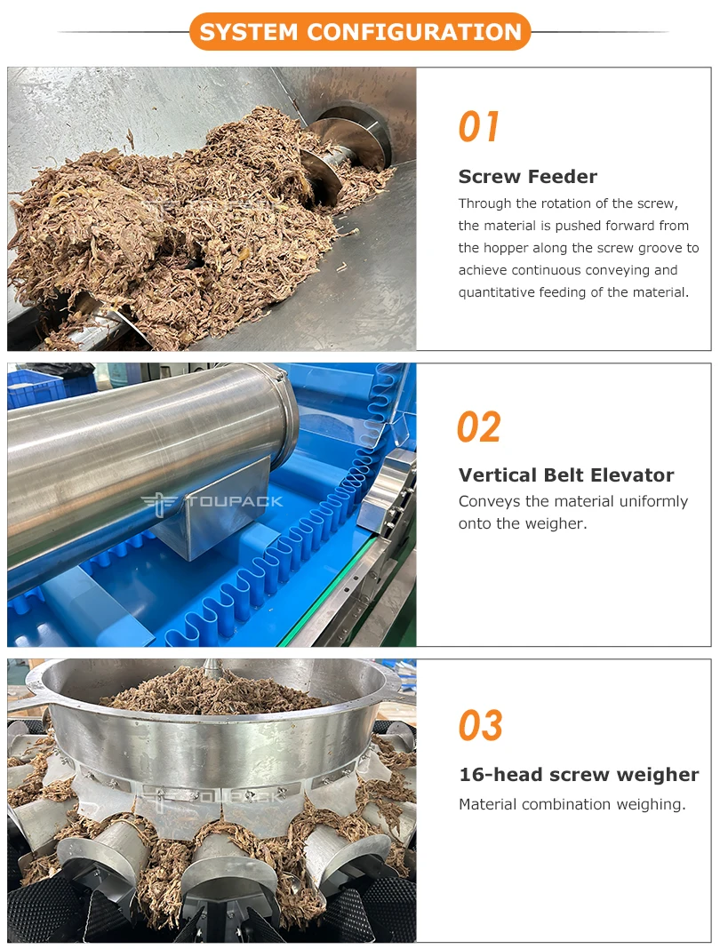 14 Heads 220V Multihead Weigher Packing Machine with 1 Year Warranty for Automatic Quantitative Bagging
